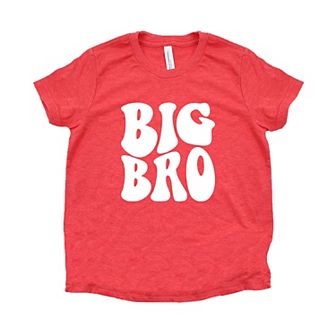 Big Bro Wavy Toddler Short Sleeve Graphic Tee