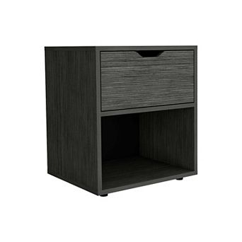 19.7"H Nightstand End Table With One Open Shelf
