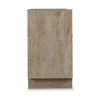 Fervor 59 Inch Dresser, 6 Drawers, Brown Wood Frame, Brushed Nickel Handles