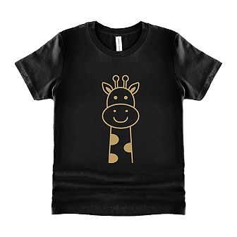 Giraffe Toddler Short Sleeve Graphic Tee