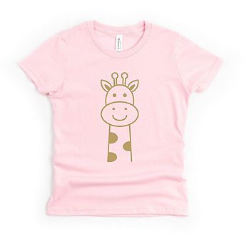 Giraffe Toddler Short Sleeve Graphic Tee