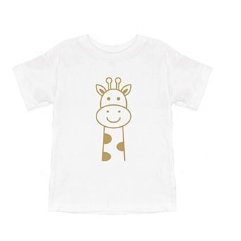 Giraffe Toddler Short Sleeve Graphic Tee