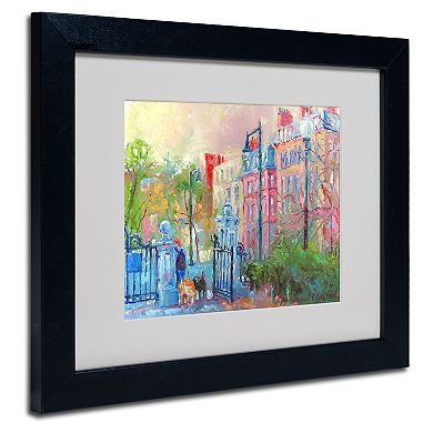 Richard Wallich 'Boston' Matted Framed Art Wall Decor