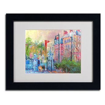 Richard Wallich 'Boston' Matted Framed Wall Art