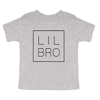 Lil Bro Square Toddler Short Sleeve Graphic Tee