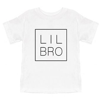 Lil Bro Square Toddler Short Sleeve Graphic Tee