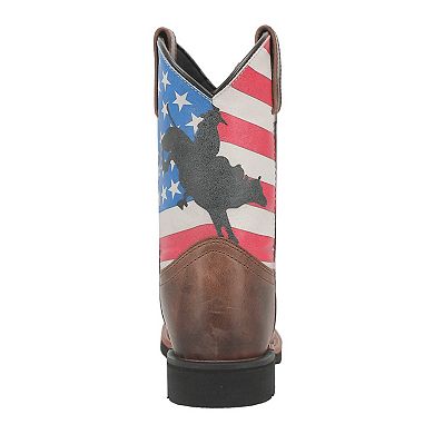 Dan Post Buck Big Kids' Leather Western Boots