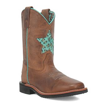 Dan Post Starr Big Kid Girls' Leather Western Boots