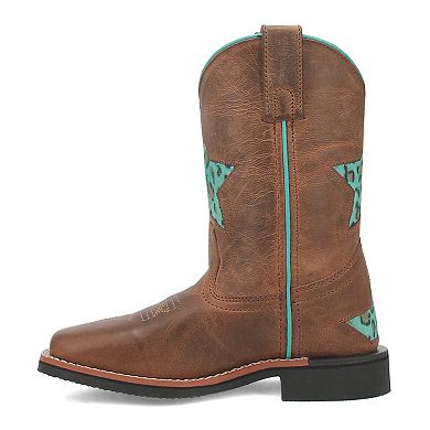 Dan Post Starr Big Kid Girls' Leather Western Boots