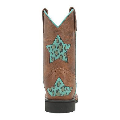 Dan Post Starr Big Kid Girls' Leather Western Boots
