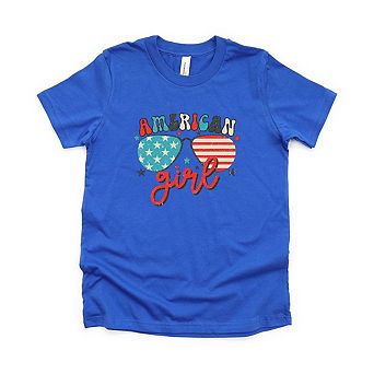 American Girl Sunglasses Toddler Short Sleeve Graphic Tee