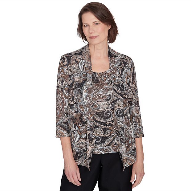 Alfred dunner petite tops clearance best sale