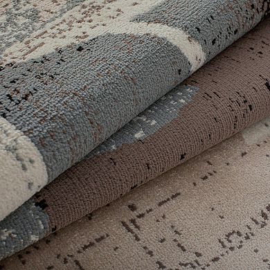 SUPERIOR Contemporary Floral Patchwork Rug