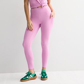 Women's Tek Gear® Ultrastretch Rib Pieced 7/8 Leggings in Regular & Plus Size