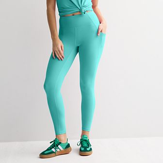 Women's Tek Gear® Ultrastretch Rib Pieced 7/8 Leggings in Regular & Plus Size