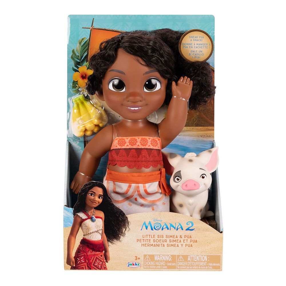 disney moana 2 little sis simea and pua doll