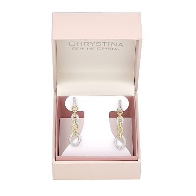 Chrystina crystal earrings hotsell