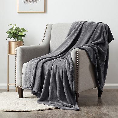 Brookstone Nap Plush Throw Blanket