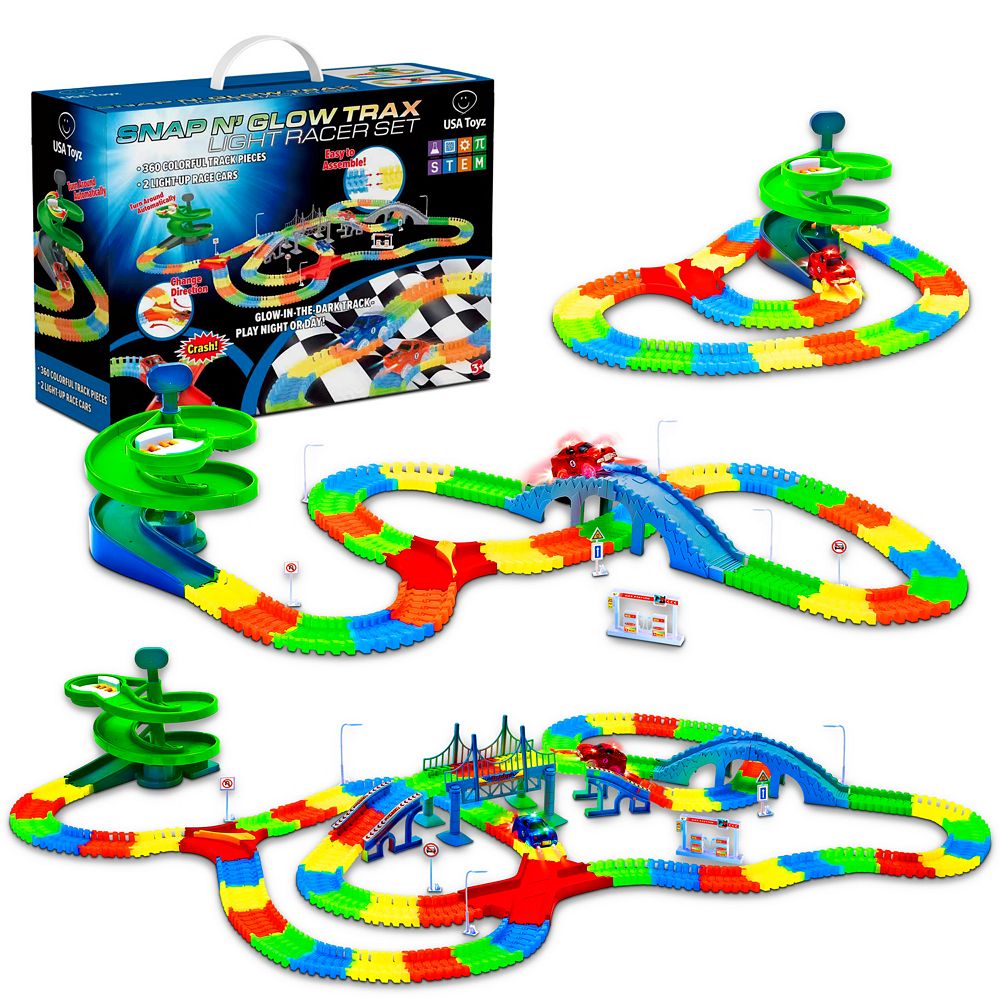 1100+ outlet PIECE MEGA SET - GLOWING RACE TRACKS