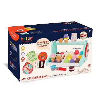 Battat My Ice Cream Shop Educational Ice Cream Playset