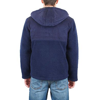 Men's Mountain and Isles Sherpa & Corduroy Zip-Front Hooded Jacket