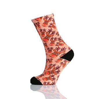 Christmas Holiday Colorful Coolmax Crew Socks For Men & Women