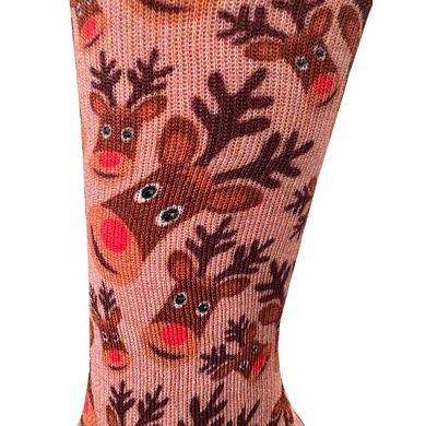 Christmas Holiday Colorful Coolmax Crew Socks For Men & Women