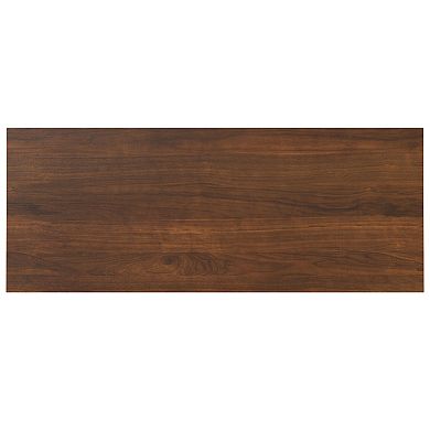 Simpli Home Lowry Walnut Finish Desk
