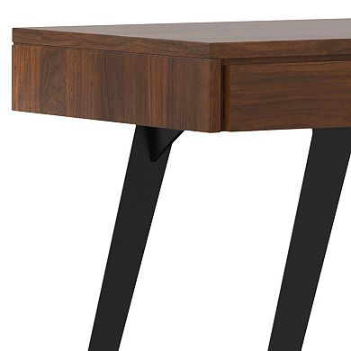 Simpli Home Lowry Walnut Finish Desk
