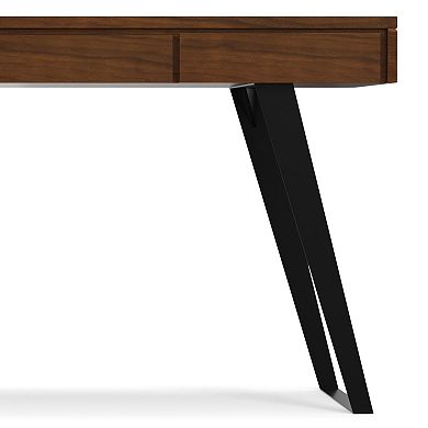 Simpli Home Lowry Walnut Finish Desk