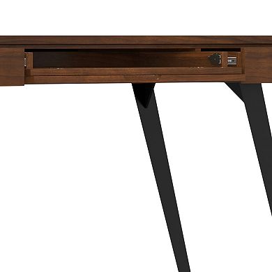 Simpli Home Lowry Walnut Finish Desk