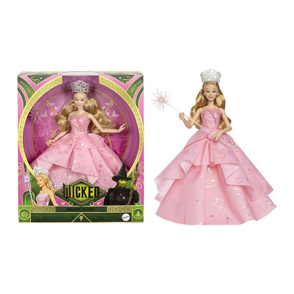 Mattel Universal Wicked Glinda Muñeca de moda con el pelo rubio | Mattel