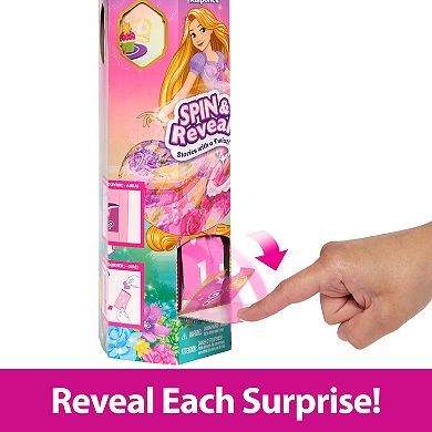 Disney's Tangled Rapunzel Spin & Reveal Fashion Doll & Accessories Playset by Mattel