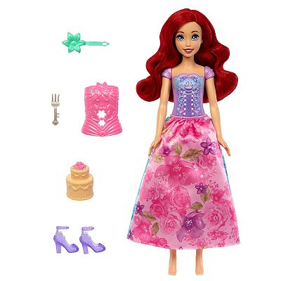 Disney's The Little Mermaid Ariel Spin & Reveal Fashion Doll & Accessories  Playset by Mattel