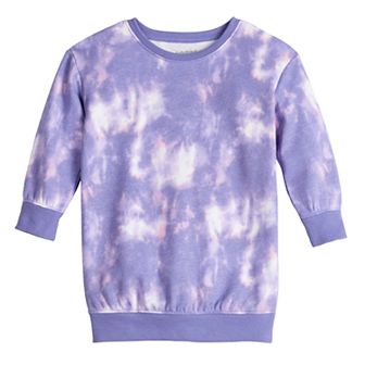 Baby & Toddler Girl Jumping Beans® Allover Print Sweatshirt Dress
