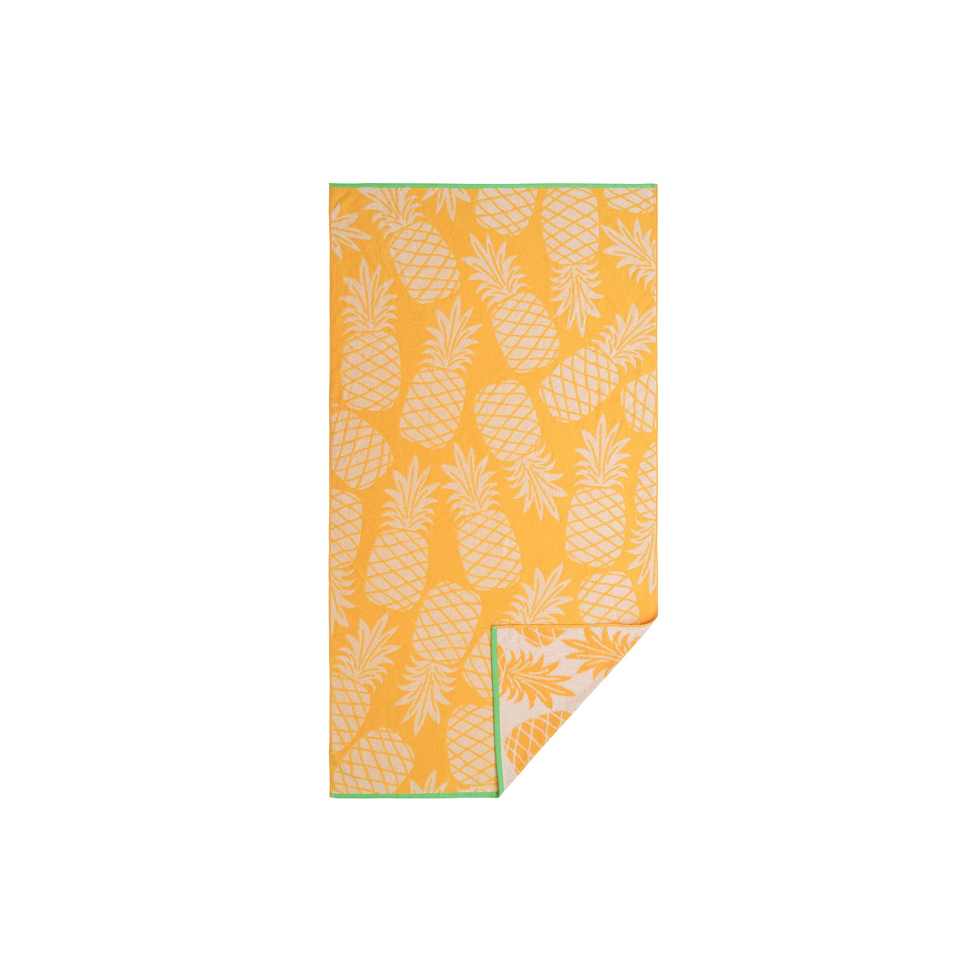 The Big One® Pineapple Beach Towel, Yellow Pineapple