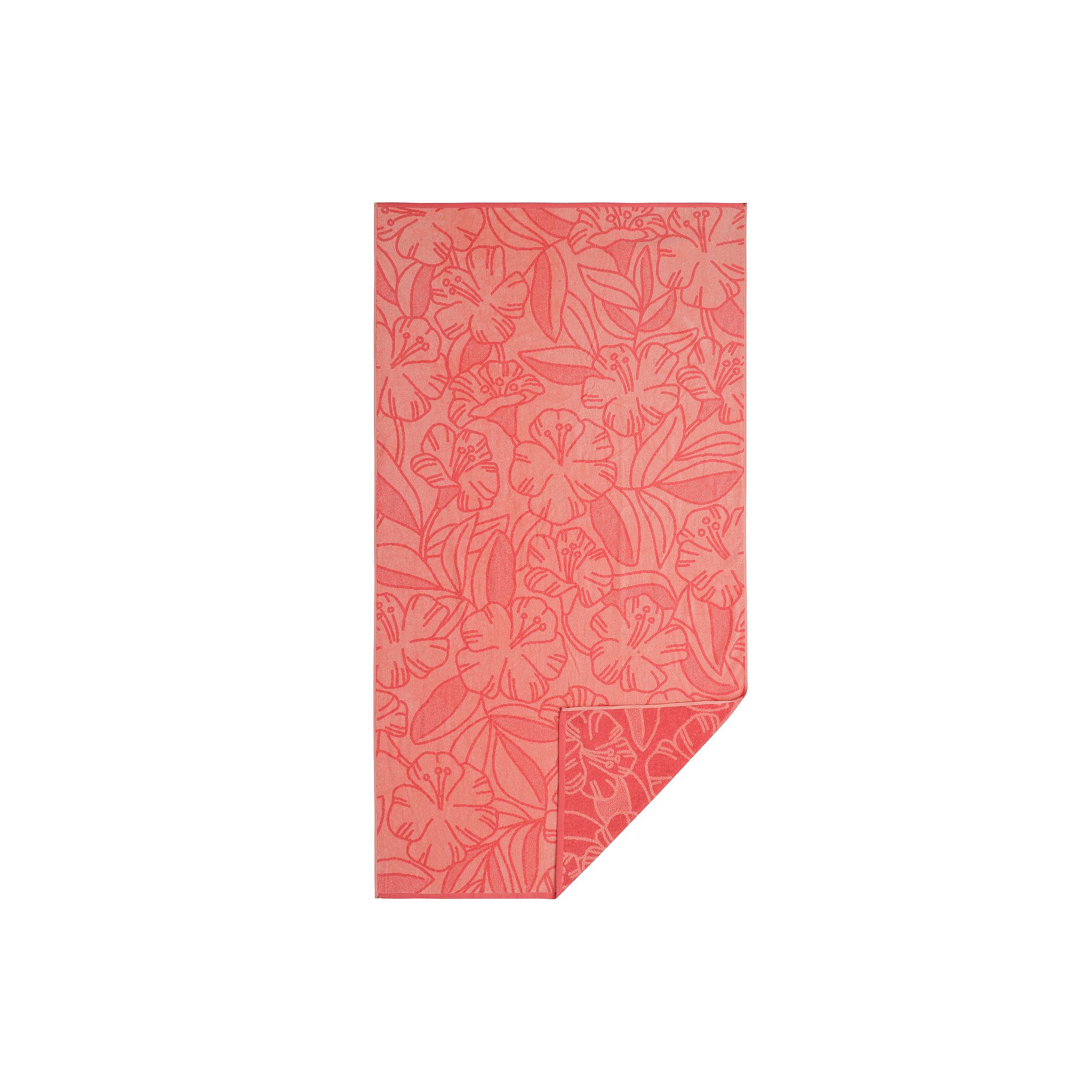 The Big One® Floral Beach Towel, Pink Floral