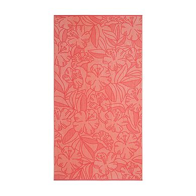The Big One Floral Beach Towel
