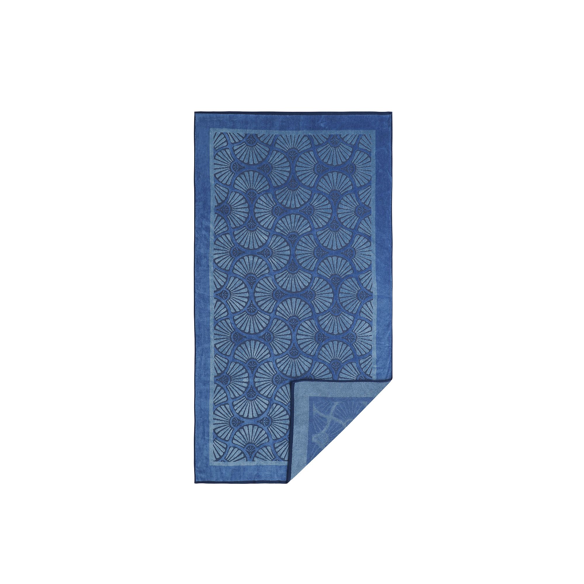 The Big One® Deco Tile Beach Towel, Blue Tile