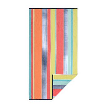 The Big One® Multi Color Stripe Beach Towel