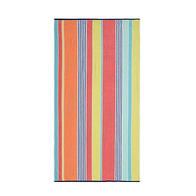 The Big One Multi Color Stripe Beach Towel