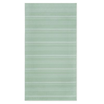 The Big One® Green Striped Sand Resistant Beach Towel