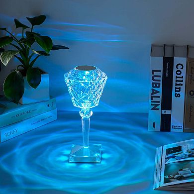 Rgb Color Changing Rose Table Lamp Night Light