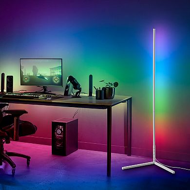 Rgbcw Color Changing Corner Floor Lamp Ambient Lighting