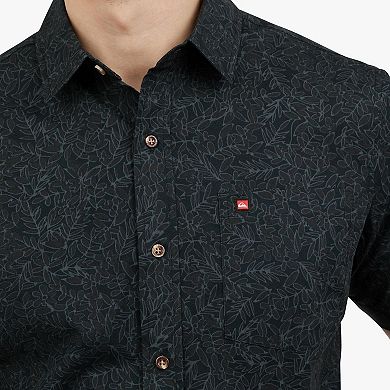 Men's Quiksilver Short Sleeve Button Down Shirt