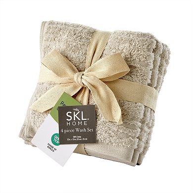 SKL Home Cloudsoft 4-pc. Washcloth Set