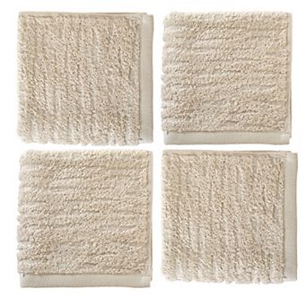 SKL Home Cloudsoft 4 pc Washcloth Set
