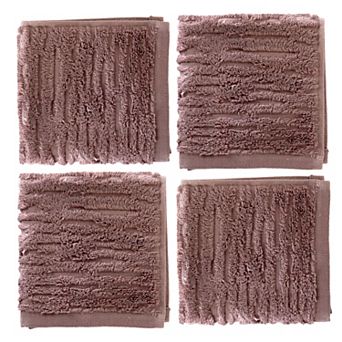 SKL Home Cloudsoft 4 pc Washcloth Set