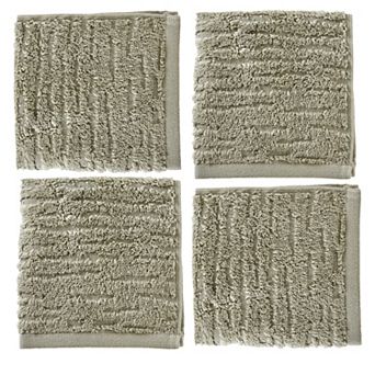 SKL Home Cloudsoft 4 pc Washcloth Set