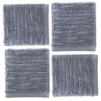 SKL Home Cloudsoft 4 pc Washcloth Set